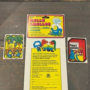 Mello Smellos Vintage Scratch and Sniff Stickers